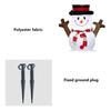 1pc Christmas Decoration Inflatable Illuminated Snowman Ornament with LED Light Christmas Snowman Decor New Year Gifts