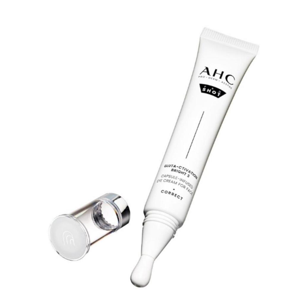 [ahc] pro shot Gluta-Activation Bright 3 Capsule-Infused Eye Cream for Face, 30ml / Korean Eye Cream