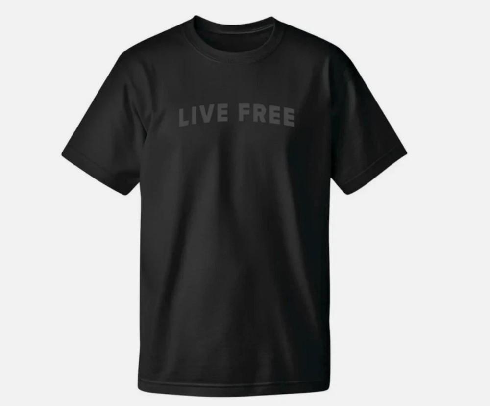The CHARLIE KIRK Show Live Free T-shirt Unisex T-Shirt XL