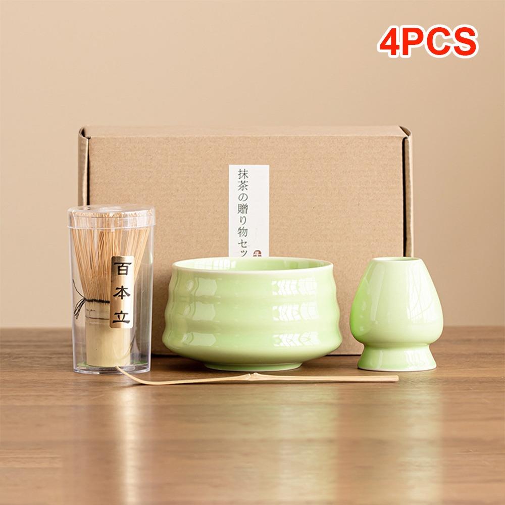 4/7PCS Reusable Japanese Matcha Tea Set Food Grade Matcha Stirring Brush Stirring Green Tea Whisk