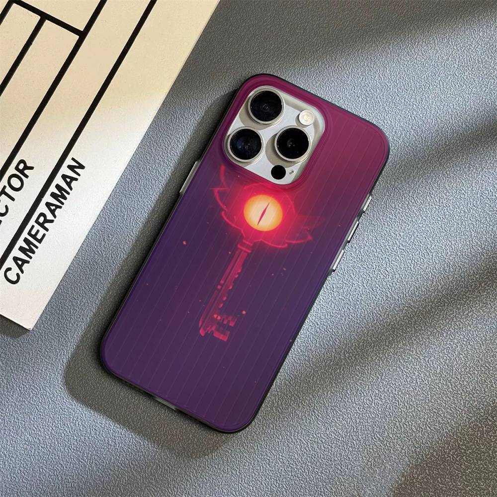 

H-Hazbin H-Hotel For IPhone 17 16 15 14 13 12 11 Pro Max Plus Pro Corrugated Shockproof Matte Phone Cover iPhone 13 pro