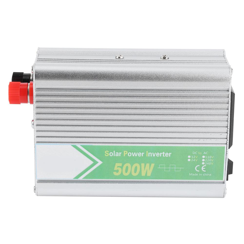 

DC12V to AC220V 500W Интеллектуальный преобразователь мощности LED Multi Protection Safety Car Inverter