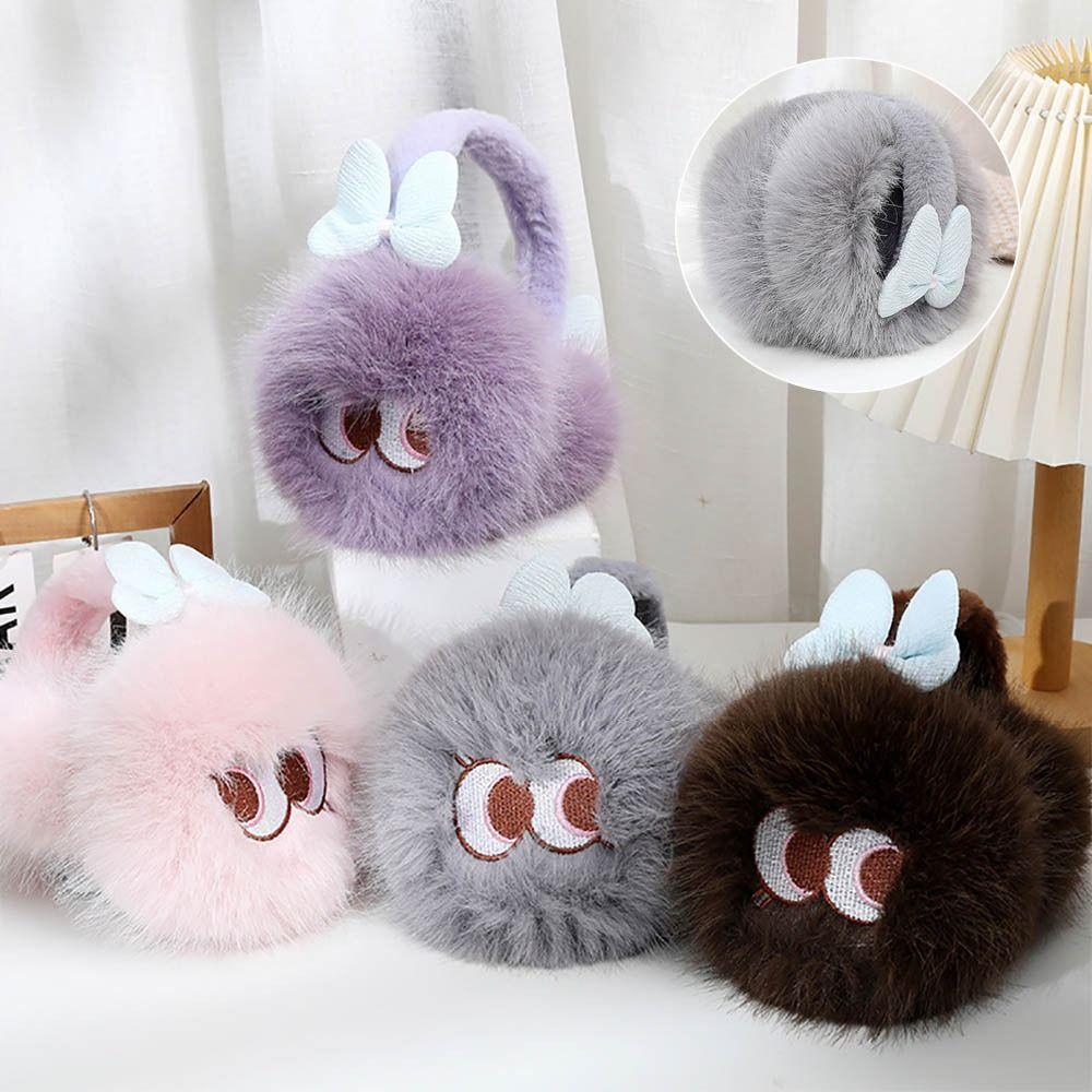 Thickened Foldable Earmuffs Cold Protection Faux Fur Ear-Muffs  For Women Men Outdoor