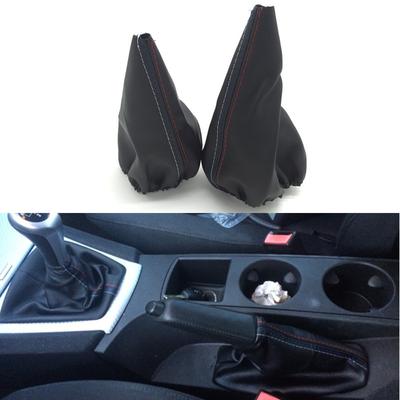 Manual Gear Shift Knob Gaiter Handbrak Boot Cover Collar Case Protector For BMW E46 (1999-2005) / 3 Series E36 M3 (1991-1998)
