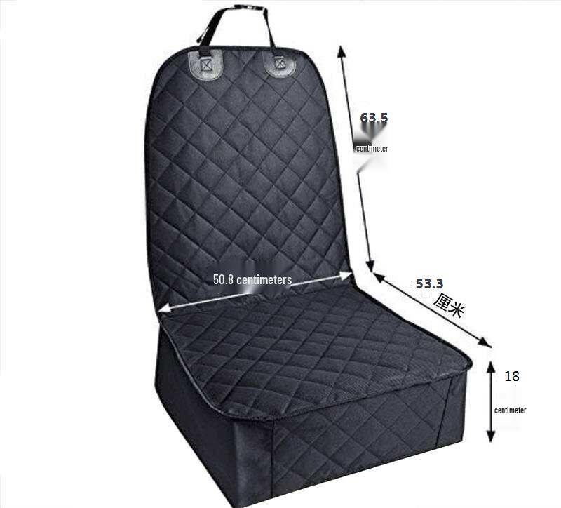 Quilted Thickened Pet Car Seat Cover - Protective Rear Seat Mat for Dogs