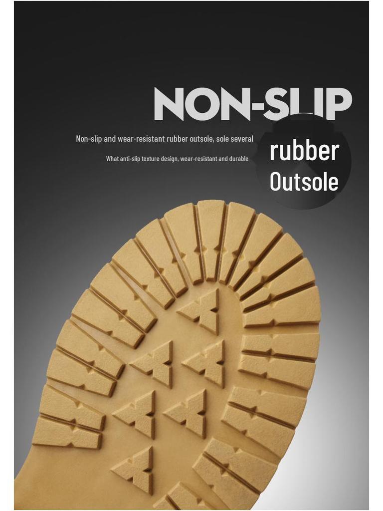 Men's 2024 Vintage Chelsea Slip-On Ankle Boots - Autumn/Winter British Style, Mid-Top Thick Sole for Outdoor Wear.