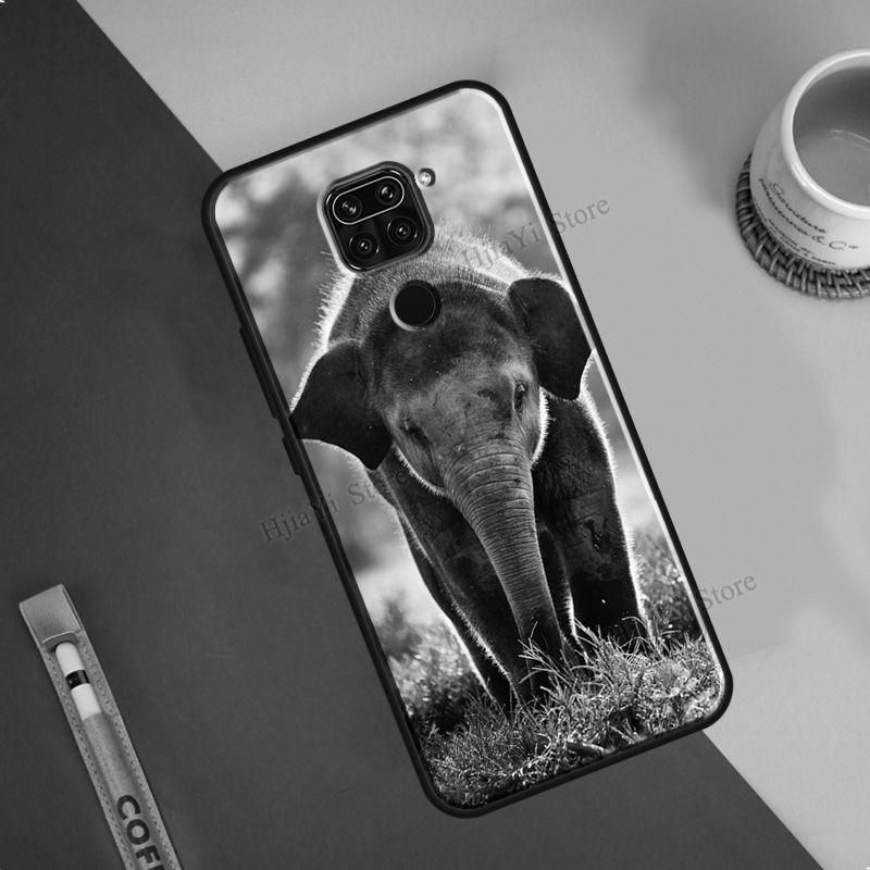 Baby Elephant Moon Phone Case For Xiaomi Redmi Note 11 10 8 9 Pro 8T 9S 10S Coque For Redmi 10 9 9C 9A 9T