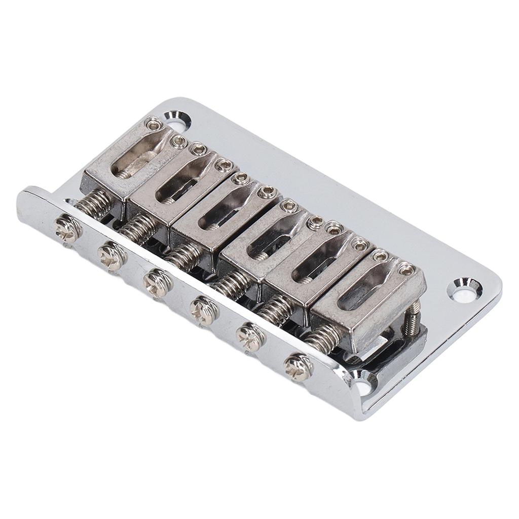 Elektrisk Gitar Bro 6 Strenger 78mm Topplading Sinklegering Halestykke Instrumenttilbehør Sølv