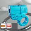 Mini Finger Ring Pistol Gun Shell Ejected Can Launch Soft Bullet Decompression Fidget Spinner Rotate Anxiety Stress Relief Toy