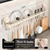Crochet de Cuisine à Ventouse Sans Perçage et Égouttoir de Rangement pour Ustensiles