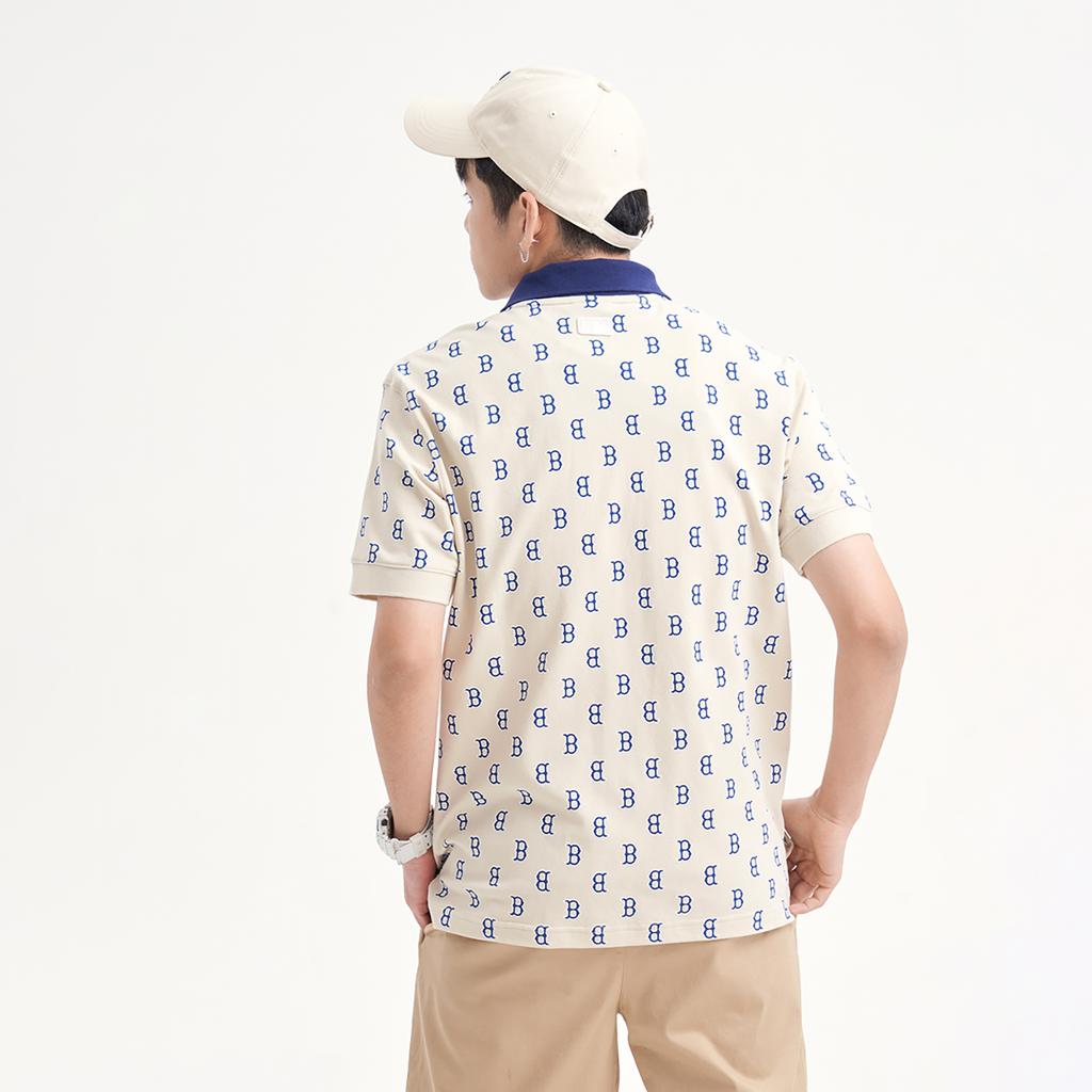 New MLB Boston Red Sox Polo Shirt Men's Ecru 3LPQM0133-43BGL