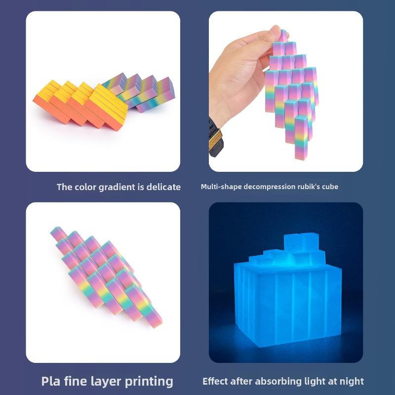Printable Adjustable Rubik's Cube Solver Tool - Incredibly Square Multi-form Rubik's Cube Toy