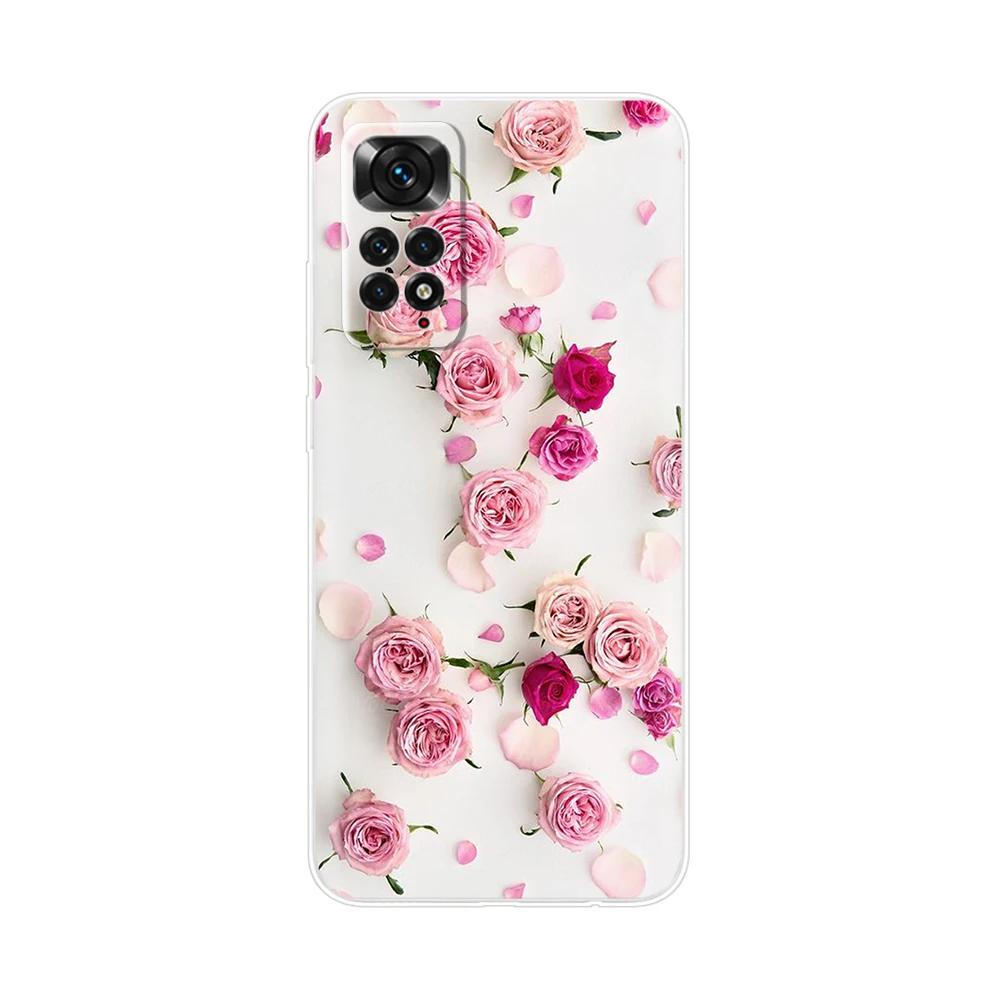 For Redmi Note 11 Case Soft Clear TPU Silicone Bumper Back Cover for Xiaomi Redmi Note11 Note 11 Pro 5G 4G 11s Phone Case Coque