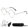 Stylish Reading Glasses for Men and Round Blue Light Cute Reading Glasses [Soarea] Women, Glasses, Blocking, (Silver, 2.00)