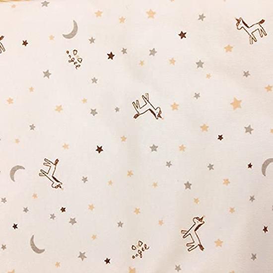 Made in Printed R701 [Angel] Japan, Newborn, 100% Cotton, Two-Way All, 50-70cm, (Beige)