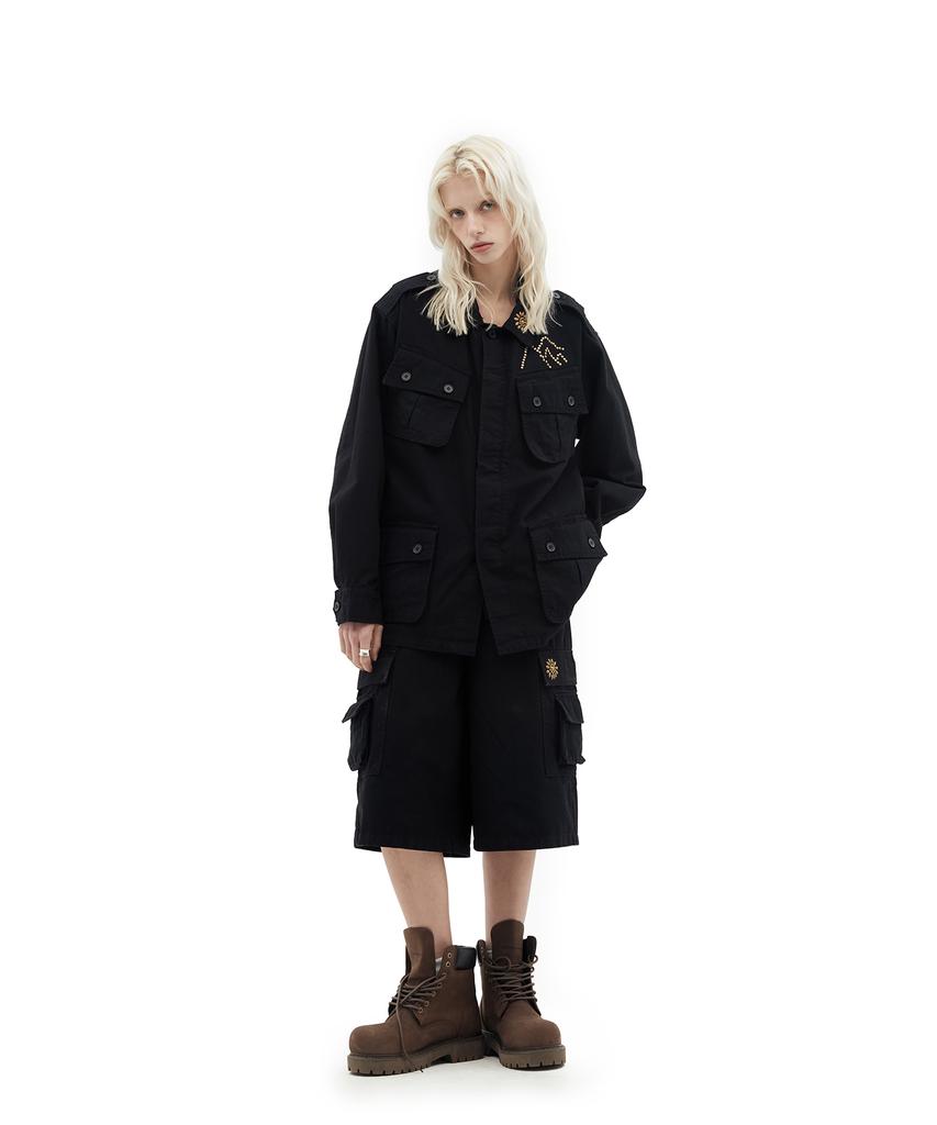 Defgarments Cotton Field Jacket [Black]