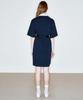 Ssikeoseun Detachable Shirts Collar Dress_Navy