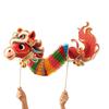 Cartoon Handheld Horse Ornaments 3 D New Year Decoration Dragon Horse Toy  Home Living Room Decor