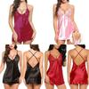 Elegant Women Lady Sexy Lace Sleepwear Satin Nightwear Lingerie Pajamas Suit Size S-xl For Ultimate Comfort