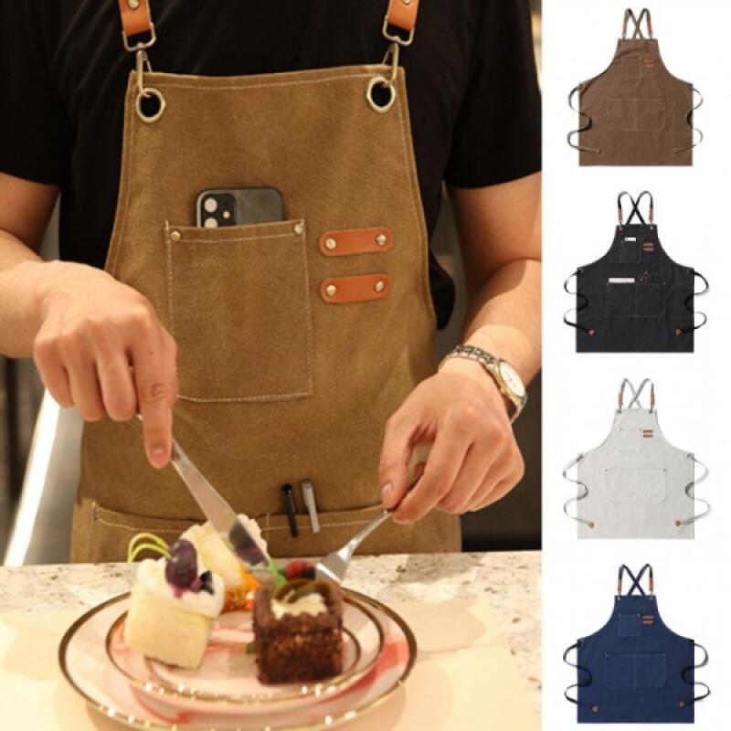 

Apron workshop cafe art beauty waterproof apron black