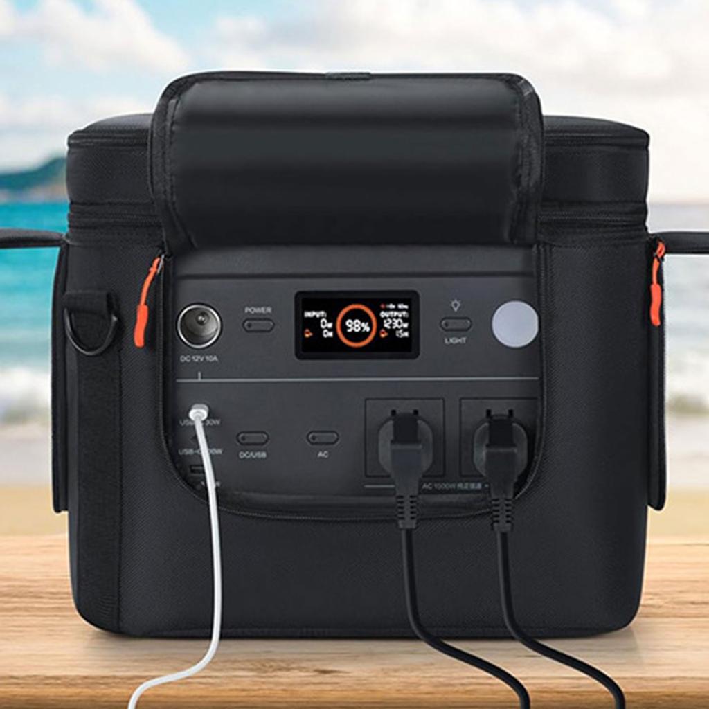 Compact Carrying Bag with Reinforced Padding & Dedicated Electronics Pocket Generator Storage for Camping Gear Storage