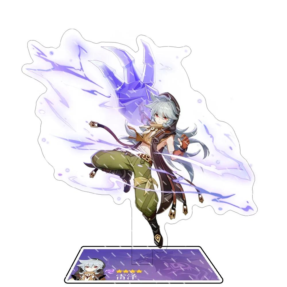 Anime Figure Impact Wanderer Nahida Cyno Yelan Acrylic Stand Model Plate Desk Decor Standing Sign Fans Gift