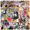50Pcs/Set Detective Life Stickers DIY Fashion Waterproof Doodle Decals Stickers