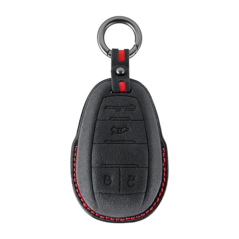 Interior Mouldings Alcantara Car Key Case Cover Shell For Alfa Romeo Giulia Stelvio Mito Giulietta Brera 4C 159 GTA 147 156 Mito