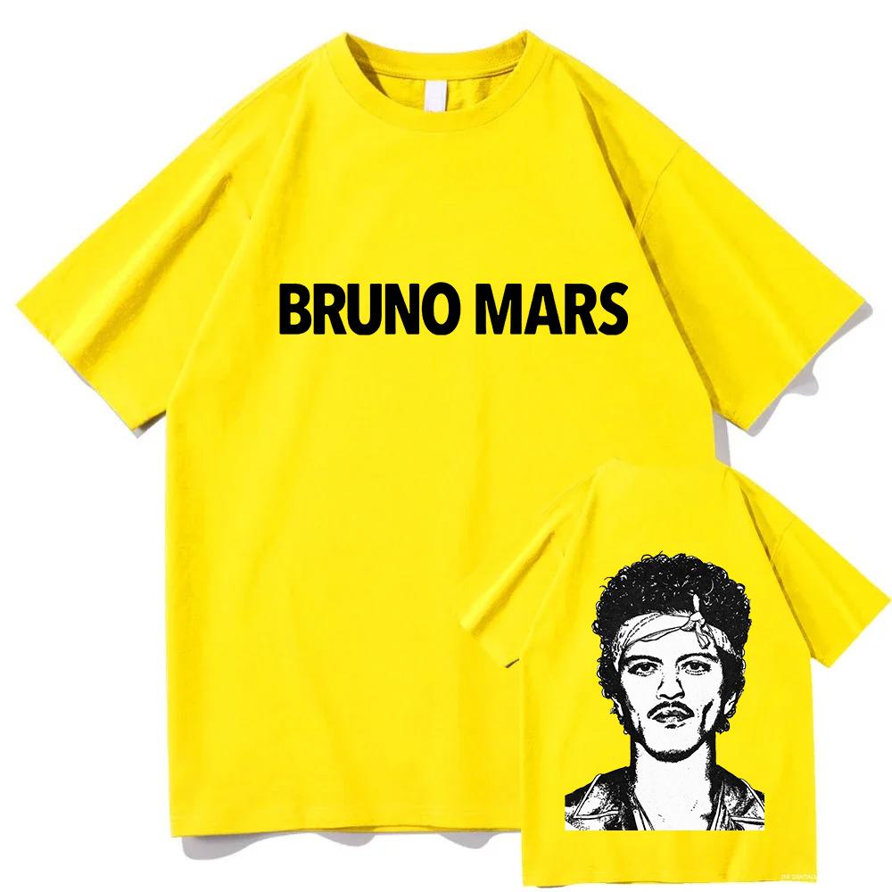 Bruno Mars The RoUnisextic Tour 2026 Tričko Krátký rukáv Bavlna Dámské Mám chuť na Trička Ležérní Volné Unisex Trička Vrcholy Trička