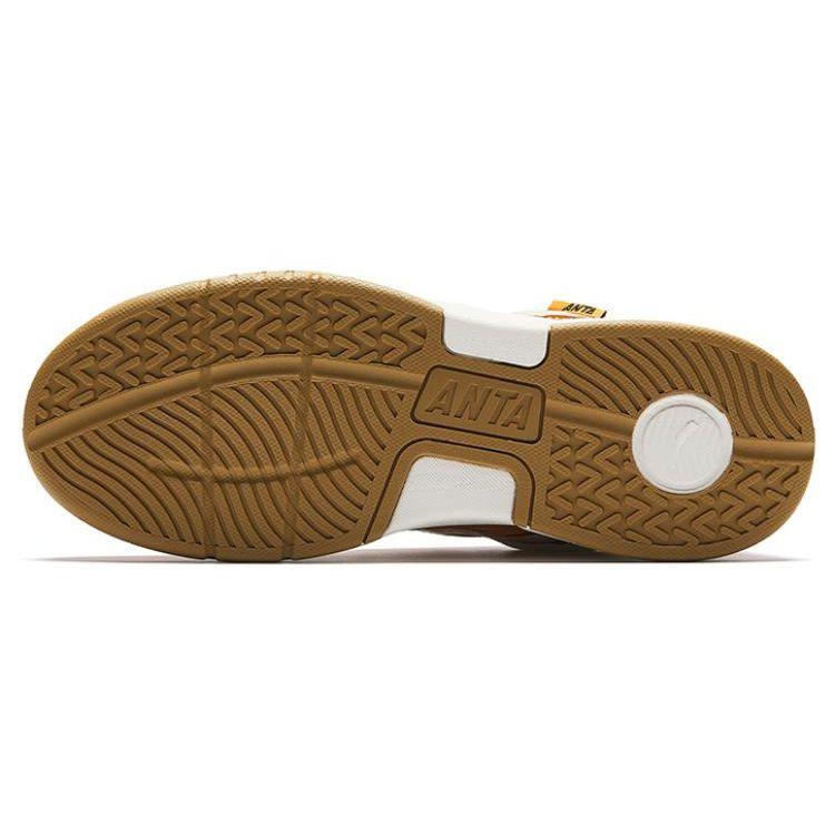 Anta Aojie Comfortable Versatile Non-Slip Wear-Resistant Low-Top Skate Shoes Men Sneakers Orange 112348070-1