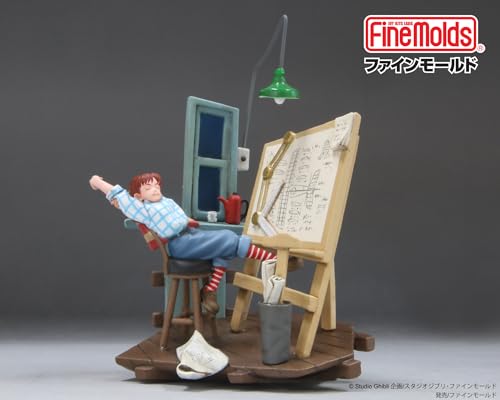 Fine Molds Studio Ghibli Vignette Collection No. 2: Porco Rosso's Sleep-Deprived Fio Non-Scale Plastic Model GV2