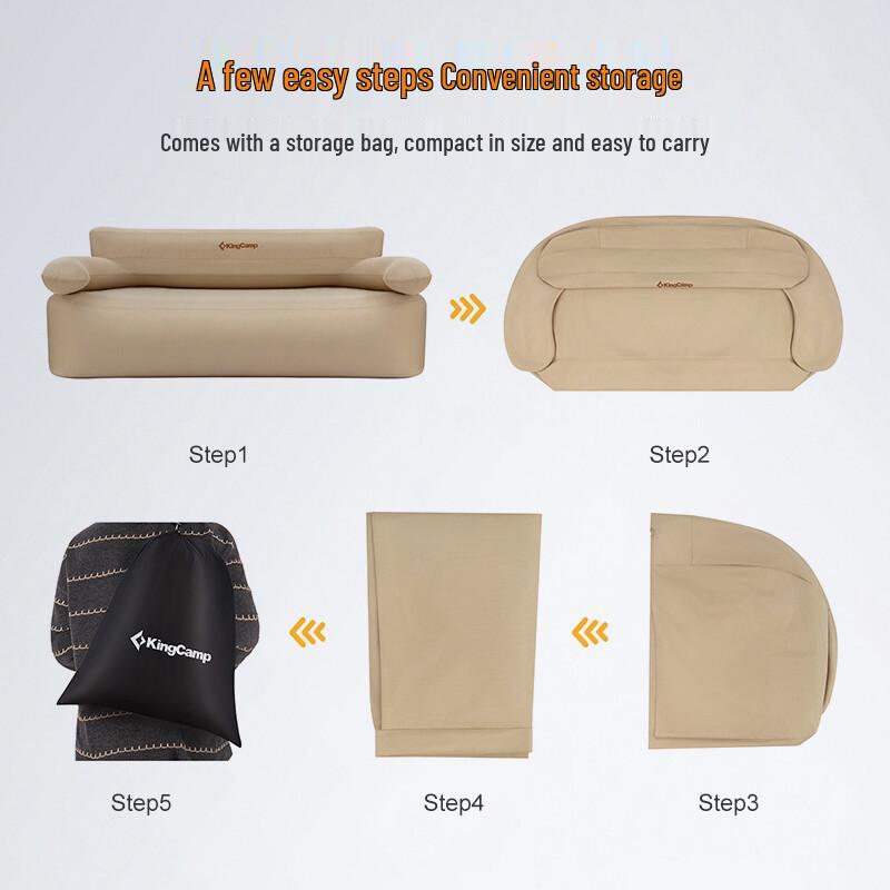 KingCamp Double Camping Inflatable Sofa Chair Mattress