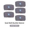 Car Suede Safety Belt Buckle Protector Cover Interior Accessories For VW Scirocco Jetta Beetle Passat Polo Tiguan Sharan Touran H22