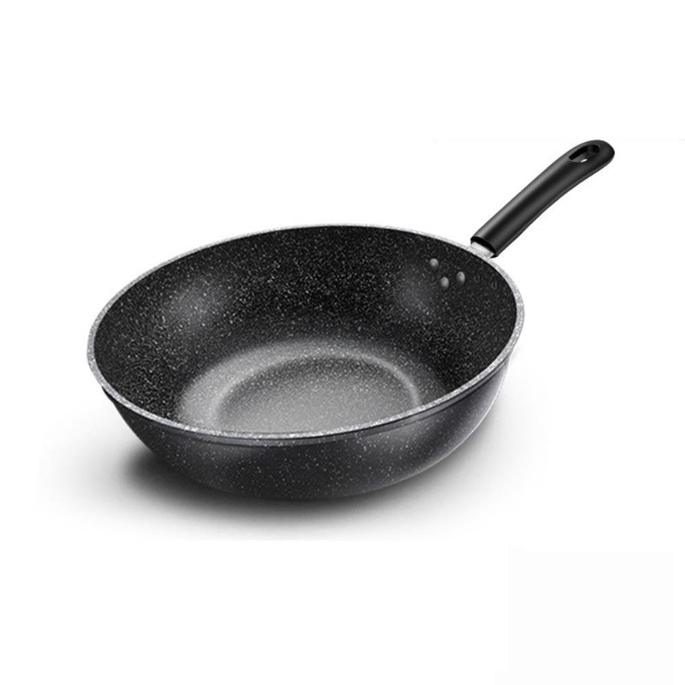 Non-Stick Frying Pan Universal Wok Lightweight Stir-Fry Pan  Cooking