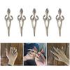 Gothic Punk Dark Finger Ring Adjustable Alloy Fingertip Ring Accessory for Subculture Enthusiasts and Cosplay Event