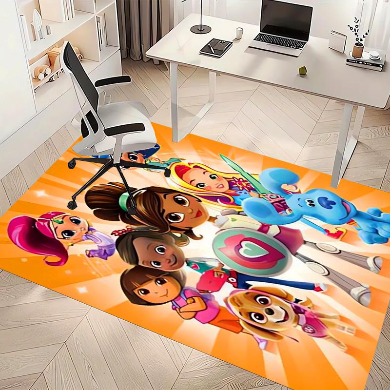 Nella the Princess Knight Printed Absorbent Washable Carpet, Non-Slip Bathroom Mats, Kitchen Rugs, Yoga Mat,Living Room Entrance, Camping Picnic Rugs