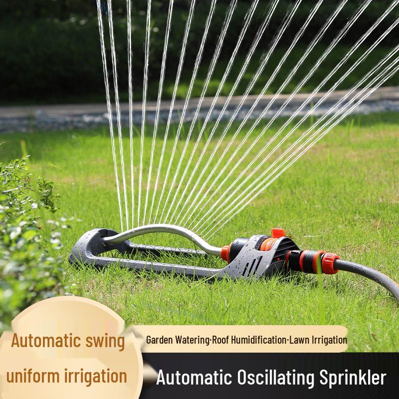 Automatic Adjustable Swinging Garden Sprinkler for Lawn & Roof Cooling