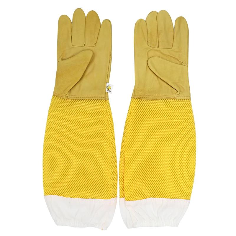Beekeeper Gloves Protective Sleeves Ventilated Professional Anti Bee for Apiculture Beekeeper Prevent Beehive Tools