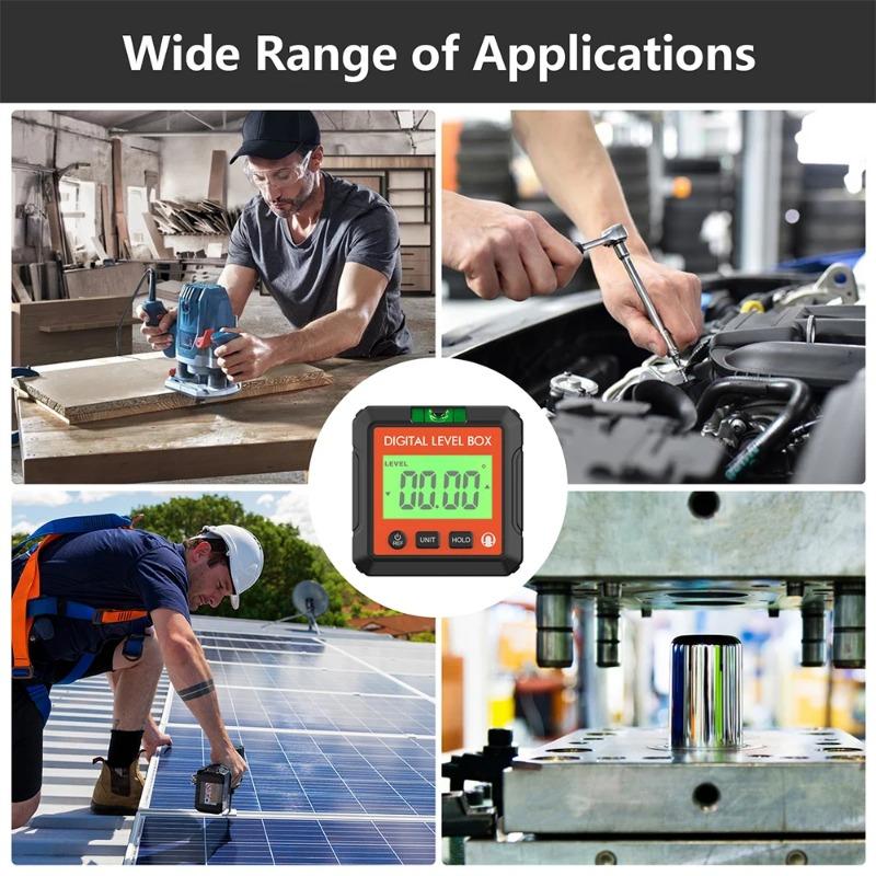 Backlit Angle Ruler, Level Box, Digital Angle Measuring Instrument, Magnetic Angle Measuring Instrument, Level Instrument
