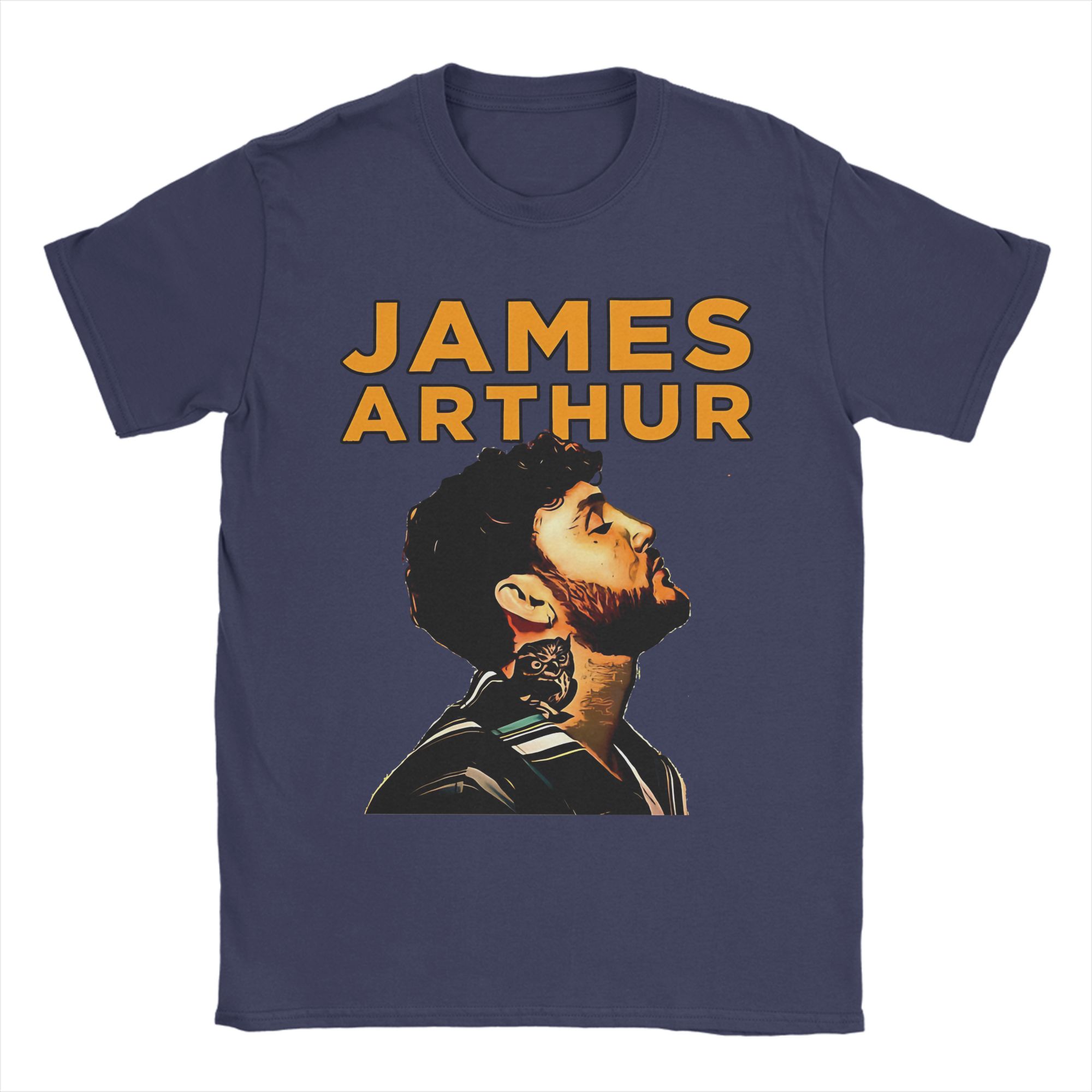 

James Arthur Album Music Fans Print T Shirt for Men Women Pure Cotton Tee Shirt Clothing 4XL
