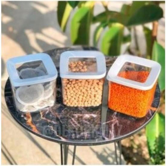 

Vip Ahmet 700мл Квадратный вакуумный контейнер для хранения 12LI Set