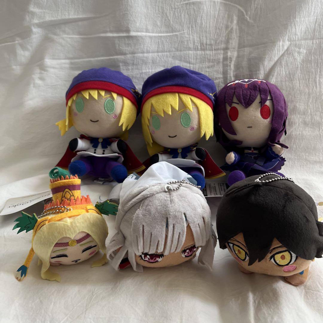

[USED] Fate Plush Mascot Keychain Lying Down Fate Lottery