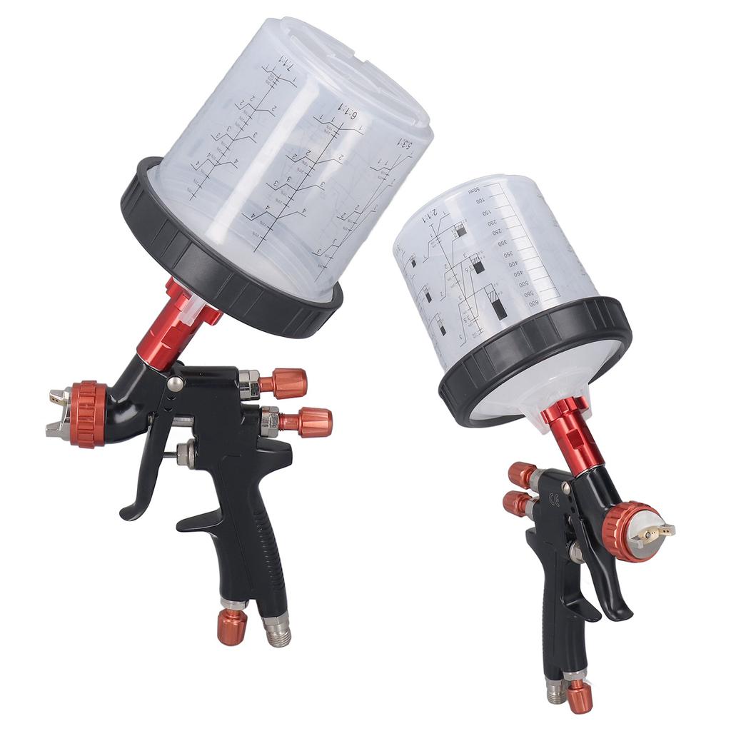 Spray Gun Aluminum Alloy Body Stainless Steel Head Amplitude Adjustable Professional Car Air Spray