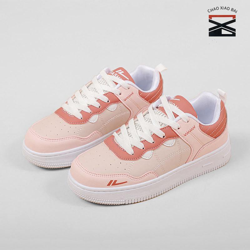 

CHAOXIAOBAI National Trend Новые женские кроссовки 2023 Универсальные розовые корейские версии Легкие настольные туфли Женские CHIC Harajuku Повседневная женская обувь