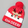 Christmas Hat Snowman Winter Warm Color Knitted Cap Christmas Gift For New Year Xmas Party Decor Men Women Warm Hats