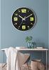 12-Inch Silent Luminous Quartz Wall Clock - Plastic, Creative Design, Popular Item