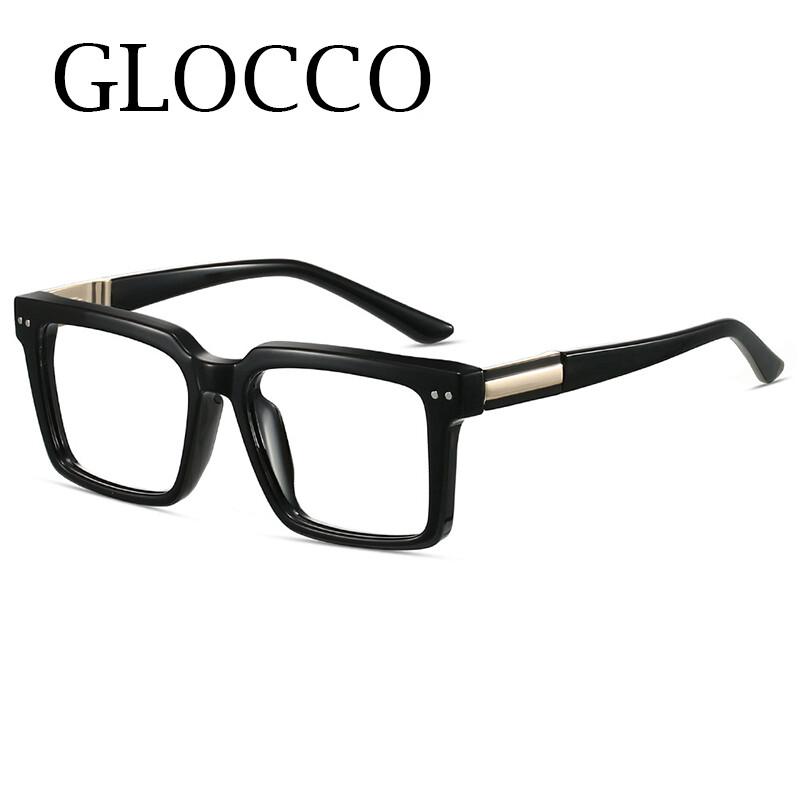 Plus Reading Glasses Men High Quality Square Rivet Men's Eyeglasses TR90 Lightweight AntiBlueLight Comfortable PresbyopiaGlasses