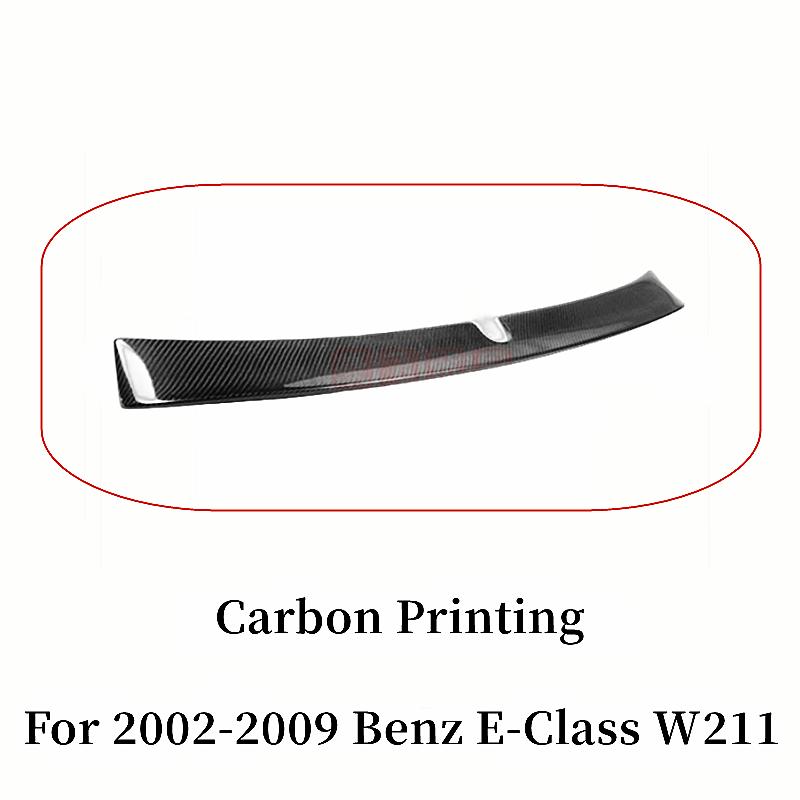 

Для 2002-2009 Mercedes Benz E-Class W211 E180 200 260 300 320 240 230 280 35 Заднее лобовое стекло Крышка багажника Спойлер Крылья Тюнинг