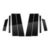 8Pcs For Chevrolet Onix Plus 2020 2026 2026 2026 Glossy Black Car Window Door Column Pillar Post Cover Trim Stickers Auto Parts