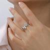 Cazador Cute Bowknot Rings Trend 2026 Stainless Steel Jewelry Adjustable Rings for Women Party Wedding Brithday Gifts New